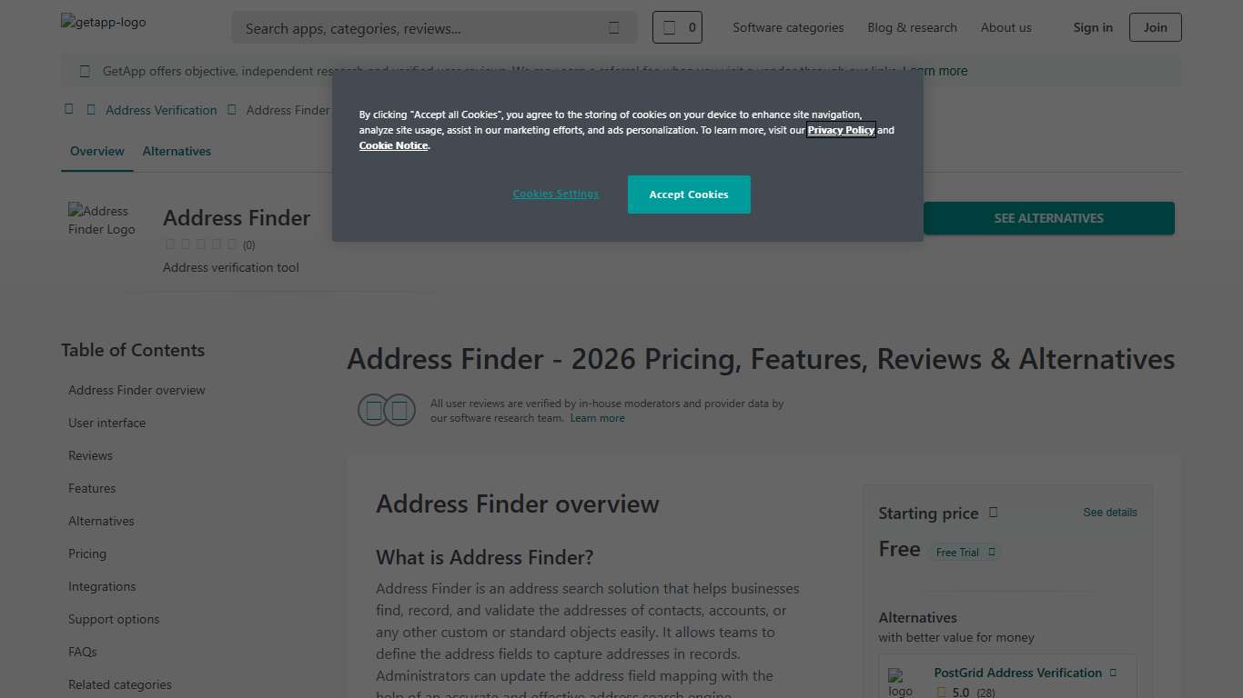 Address Finder 2026 Pricing, Features, Reviews & Alternatives GetApp
